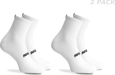 Chaussettes Velo Rogelli Essential 2-pack - Homme - Blanc