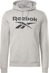 Sweat à capuche Reebok Big Logo Gris