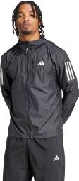 Chaqueta Cortaviento adidas Own The Run Negra Hombre