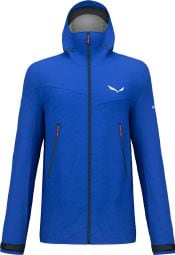 Wasserdichte Jacke Salewa Ortles 3L Gore-Tex Blau