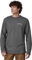 Heren Patagonia Unity Fitz Wildrise Zwart Sweatshirt met lange mouwen