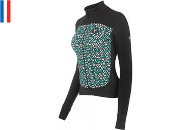 Maillot Manches Longues Femme LeBram Croix de Fer Menthe Coupe Ajustée