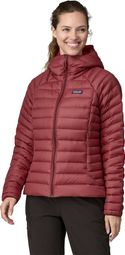 Daunenjacke Damen Patagonia Down Sweater Hoody Rot