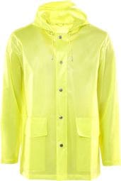 Rains LTD Short Hooded Coat Foggy Neon Yellow