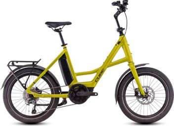 Cube Bicicleta Urbana Eléctrica Compact Hybrid 500 Shimano Tiagra 10S 500 Wh 20'' Verde Lagarto 2025