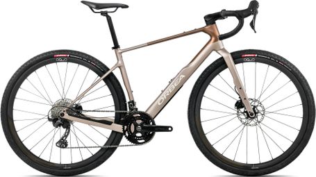Orbea Terra M35TEAM Gravel Bike Shimano GRX 12S 700 mm Nickel Beige Met Cinnamon Brown 2026