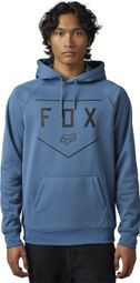 Fox Shield Slate Hoodie Blau