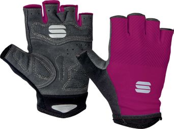 Sportful Race Violet Women's Short Gloves