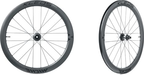 Coppia di Miche Kleos RD DX 50-50 Tubeless 700 Disc Wheels | 12x100mm | 12x142mm | Centerlock