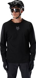 Fox Flexair Water Men's Long-Sleeve Jersey, Black