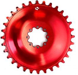 Plateau Shift Up rouge (SRAM Boost 8 trous)