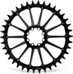 Plateau Rond Route Garbaruk Direct Mount 8 Vis pour Pédalier Sram Noir