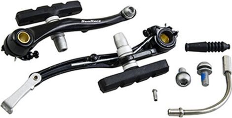 Frein V-Brake Sunrace BCM32 110 mm avec bras en alliage et coussinets BSM30