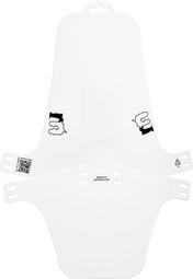 MUCKY NUTZ Mudguard Fat Face Fender Fat Bike White