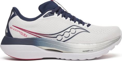Chaussures Running Saucony Endorphin Trainer Blanc/Bleu Homme