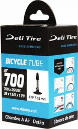 Chambre à air route  DELI TIRE 28