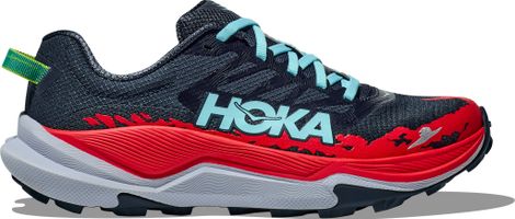 Hoka Torrent 4 Trail Shoes Blue/Red Men's