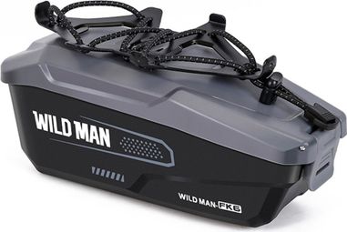 Borsa nera da telaio bici da 1 L con supporto smartphone WILD MAN