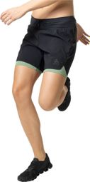 Odlo X-Alp Trail 6 Inch Women's 2-in-1 Shorts Black/Khaki