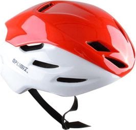 Casque de vélo Hommes/Femmes - Rouge Brillant - Race Aero