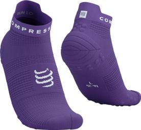 Chaussettes Compressport Pro Racing Socks v4.0 Run Low Violet