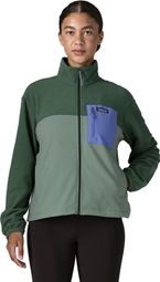 Forro polar Patagonia Micro D Patch Pocket verde para mujer