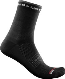 Castelli Rosso Corsa 11 Paio di Calze Donna Nere