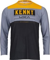Kenny Charger Long Sleeve Jersey Zwart / Geel / Grijs