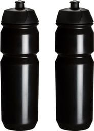 2 x Bidons - 750 ml - Noir