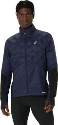 Asics Road Winter Thermojacke Blau Herren