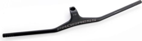 Combo cintre/potence Progress PG-235 Carbon Cockpit 17º Noir 80mm