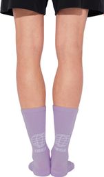 Circle Speedy High Planet 2.0 Purple Socks