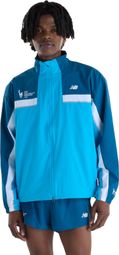 Giacca antivento New Balance NYC Marathon blu da uomo
