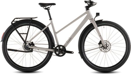 Cube Editor Pro FE Trapeze Fitness Bike Shimano Nexus 8S Cinghia da 700 mm Beige Oat Grey 2026