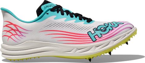 Hoka Crescendo MD 2 White/Multicolor Unisex Track & Field Shoes