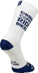 Chaussettes Sporcks Drink Coffee Blanche