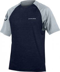 Endura SingleTrack Short Sleeve Jersey Inktblauw