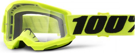 Strata 2 Yellow 100% Kids Goggle - Clear Lens