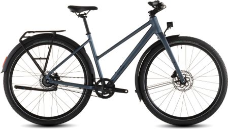 Cube Editor Pro FE Trapeze Fitness Bike Shimano Nexus 8S Cinghia da 700 mm Blu minerale 2026