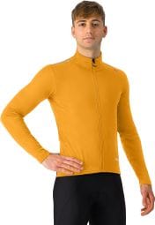 Castelli Espresso Air Orange Long Sleeve Jacket