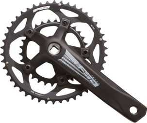 FSA Tempo Adventure JIS Crankset, 46/30 Teeth, 11-Speed, Black