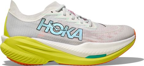 Hoka Mach X 2 Hardloopschoenen Wit/Geel/Oranje Heren