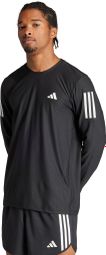 Camiseta de manga larga adidas Own The Run Negra Hombre