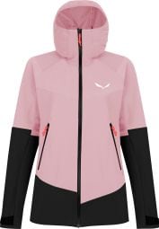 Women's Softshell Jacket Salewa Sella Durastretch Pink