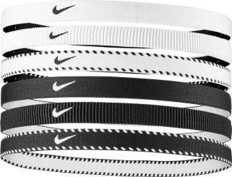 Mini Headbands (x6) Nike Flex Classic Black/White