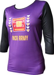 Maillot Manches 3/4 Femme Inca Army - Inca Stone