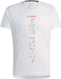 Adidas Terrex Agravic Jersey met korte mouwen Wit Heren