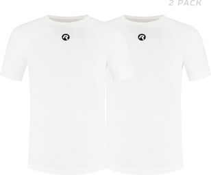 Sous-Maillot Manches Courtes Rogelli Core II Blanc Unisexe