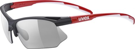 UVEX Sportstyle 802 V Sunglasses Black / Red