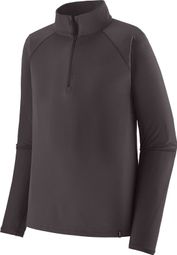 Patagonia Capilene Midweight Zip-Neck Base Layer, Black, Men's